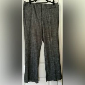Black and white marl trousers